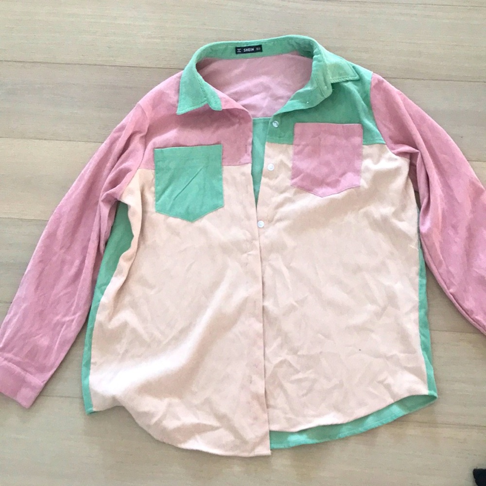 shein XL corduroy shirt